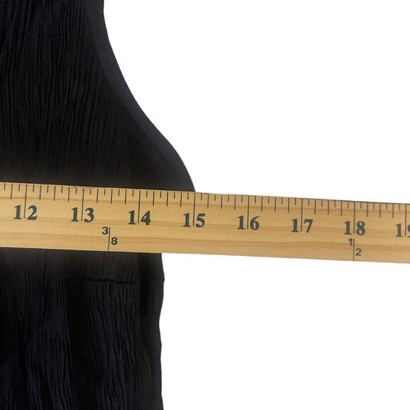 Kathie Lee Vintage 90s Women's XL Witchy Goth Grunge Black Top - Picture 6 of 7